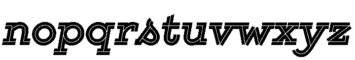 Gist Black Font LOWERCASE