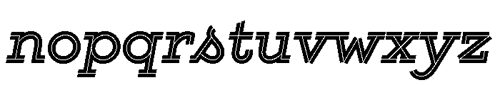 Gist Extra Bold Font LOWERCASE
