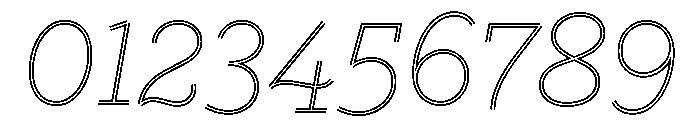 Gist Extra Light Font OTHER CHARS
