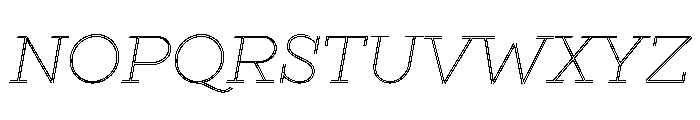 Gist Extra Light Font UPPERCASE