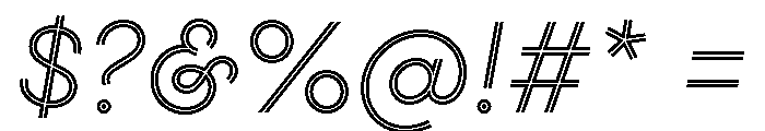 Gist Light Font OTHER CHARS