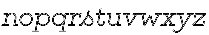 Gist Light Font LOWERCASE