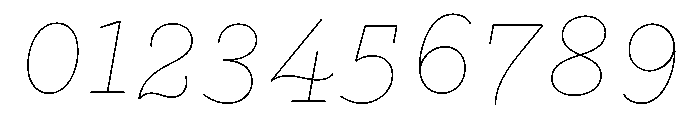 Gist Line Black Font OTHER CHARS