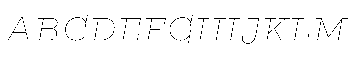 Gist Line Black Font UPPERCASE