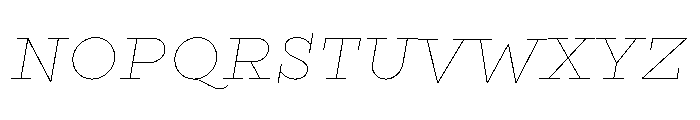 Gist Line Black Font UPPERCASE