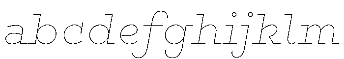 Gist Line Black FONT