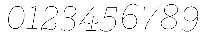 Gist Line Bold Font OTHER CHARS