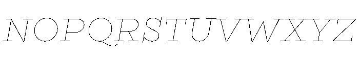 Gist Line Bold Font UPPERCASE