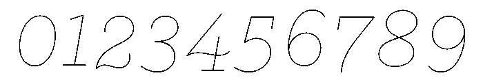 Gist Line Extra Bold Font OTHER CHARS