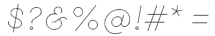 Gist Line Extra Bold Font OTHER CHARS