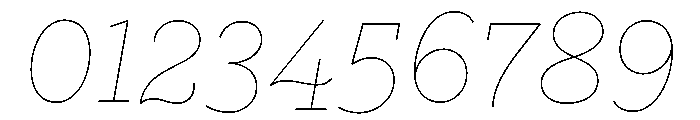 Gist Line Extra Light Font OTHER CHARS