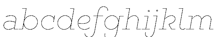 Gist Line Extra Light FONT