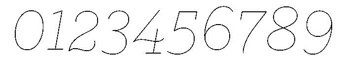 Gist Line Light Font OTHER CHARS