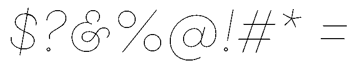 Gist Line Light Font OTHER CHARS