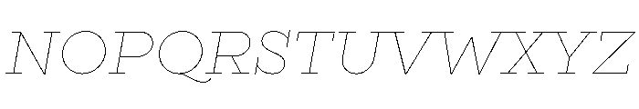 Gist Line Light Font UPPERCASE