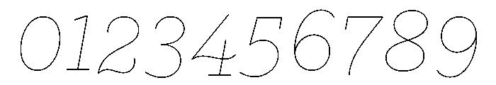 Gist Line Regular Font OTHER CHARS