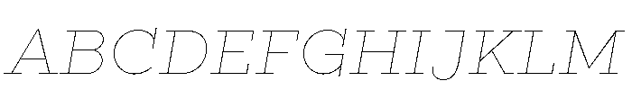 Gist Line Regular Font UPPERCASE