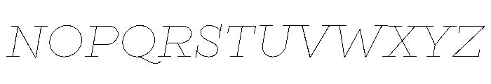 Gist Line Regular Font UPPERCASE