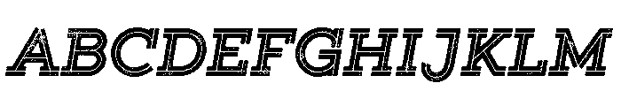 Gist Lo Res Rough Black Font UPPERCASE