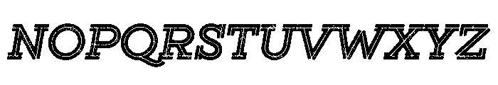 Gist Lo Res Rough Black Font UPPERCASE