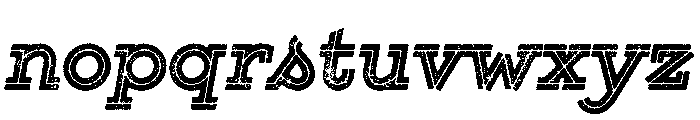 Gist Lo Res Rough Black Font LOWERCASE