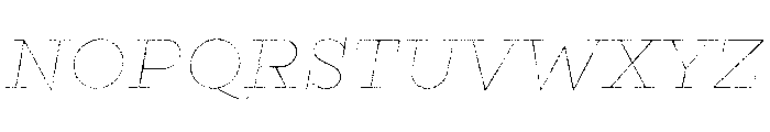 Gist Lo Res Rough Bold Line Font UPPERCASE
