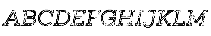 Gist Lo Res Rough Bold Three Font UPPERCASE