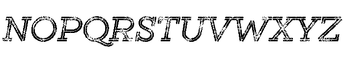 Gist Lo Res Rough Bold Three Font UPPERCASE