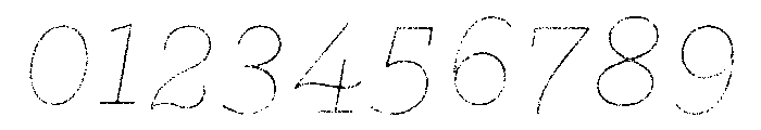 Gist Lo Res Rough Extra Bold Line Font OTHER CHARS