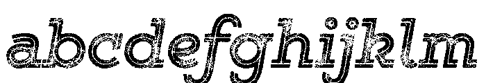 Gist Lo Res Rough Extra Bold Three FONT