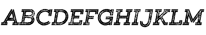 Gist Lo Res Rough Extra Bold Two Font UPPERCASE