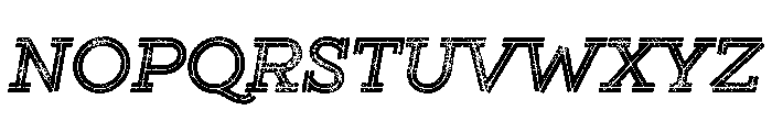 Gist Lo Res Rough Extra Bold Two Font UPPERCASE