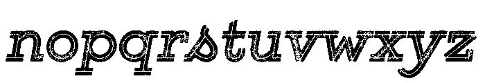 Gist Lo Res Rough Extra Bold Two Font LOWERCASE