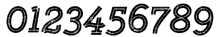 Gist Lo Res Rough Extra Bold Font OTHER CHARS
