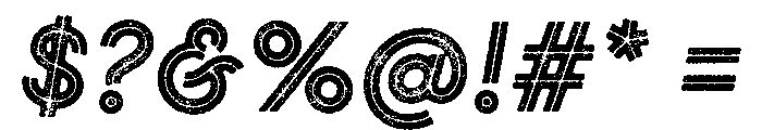 Gist Lo Res Rough Extra Bold Font OTHER CHARS