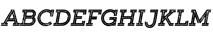 Gist Lo Res Rough Extra Bold Font UPPERCASE