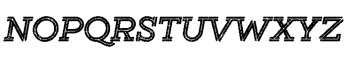 Gist Lo Res Rough Extra Bold Font UPPERCASE