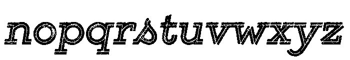 Gist Lo Res Rough Extra Bold Font LOWERCASE