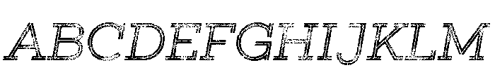 Gist Lo Res Rough Regular Three Font UPPERCASE