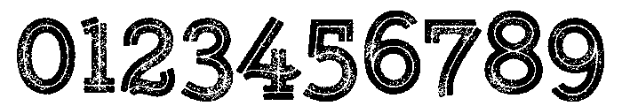Gist Lo Res Rough Upright Black Two Font OTHER CHARS