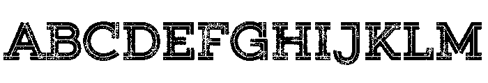 Gist Lo Res Rough Upright Black Two Font UPPERCASE