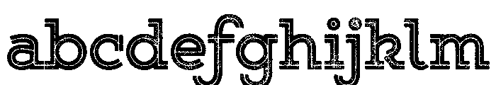 Gist Lo Res Rough Upright Extra Bold FONT