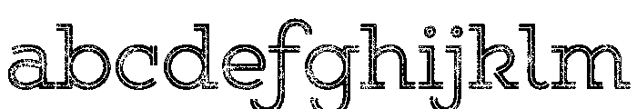 Gist Lo Res Rough Upright Regular Two FONT