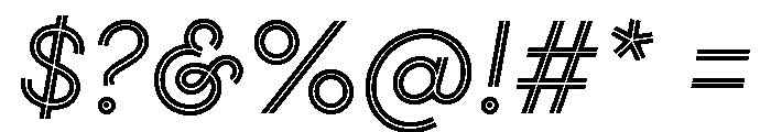 Gist Regular Font OTHER CHARS