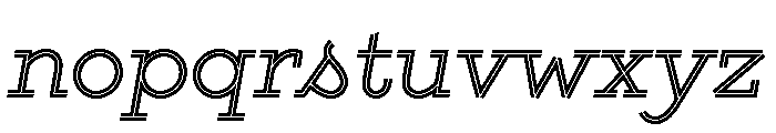 Gist Regular Font LOWERCASE