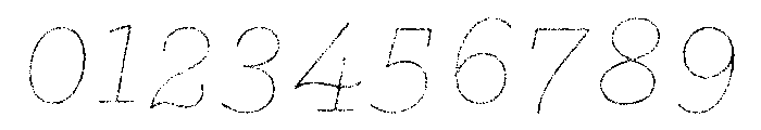 Gist Rough Black Line Font OTHER CHARS