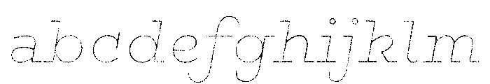 Gist Rough Black Line FONT