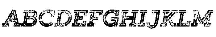 Gist Rough Black Three Font UPPERCASE