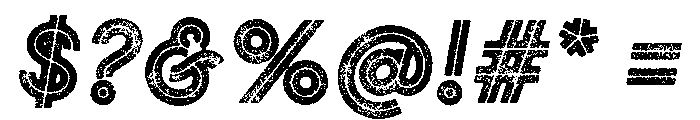 Gist Rough Black Two Font OTHER CHARS