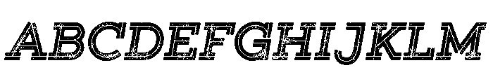 Gist Rough Black Two Font UPPERCASE